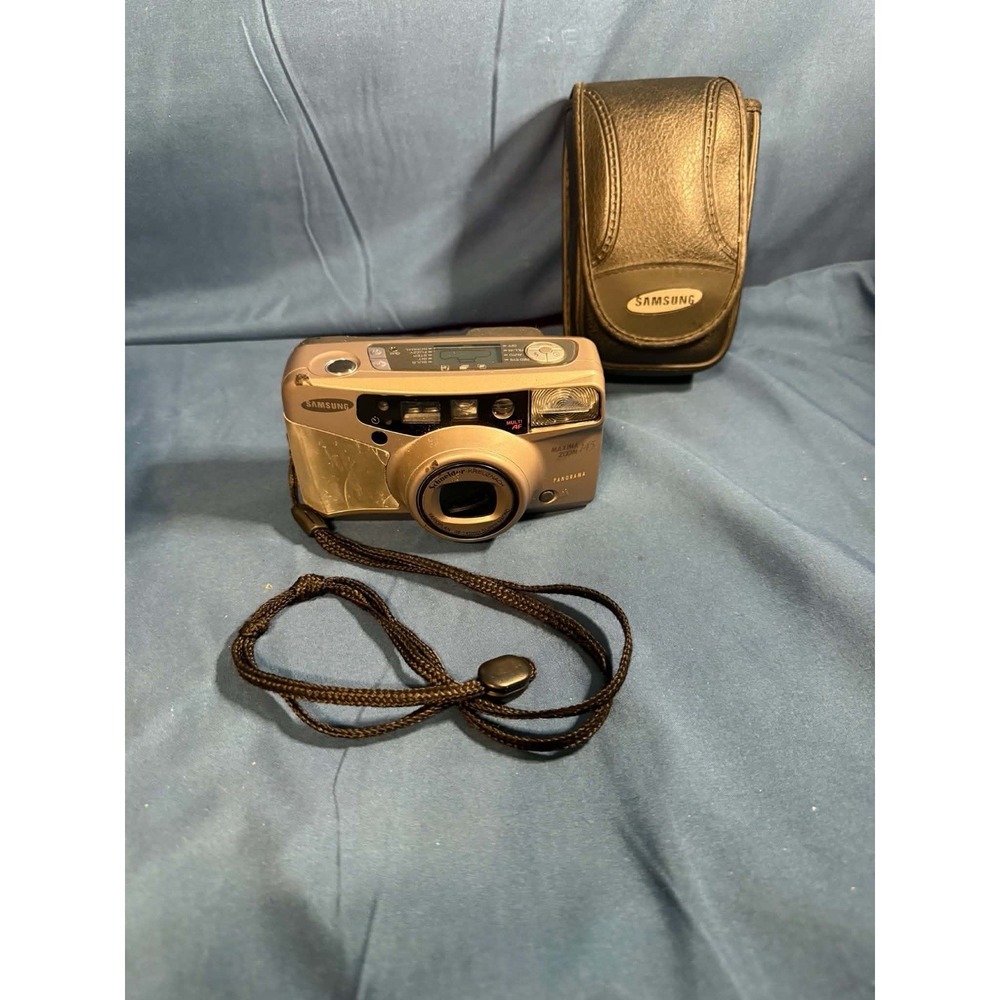 Vtg‎ samsung camera Antique Evoca 140 S With Case